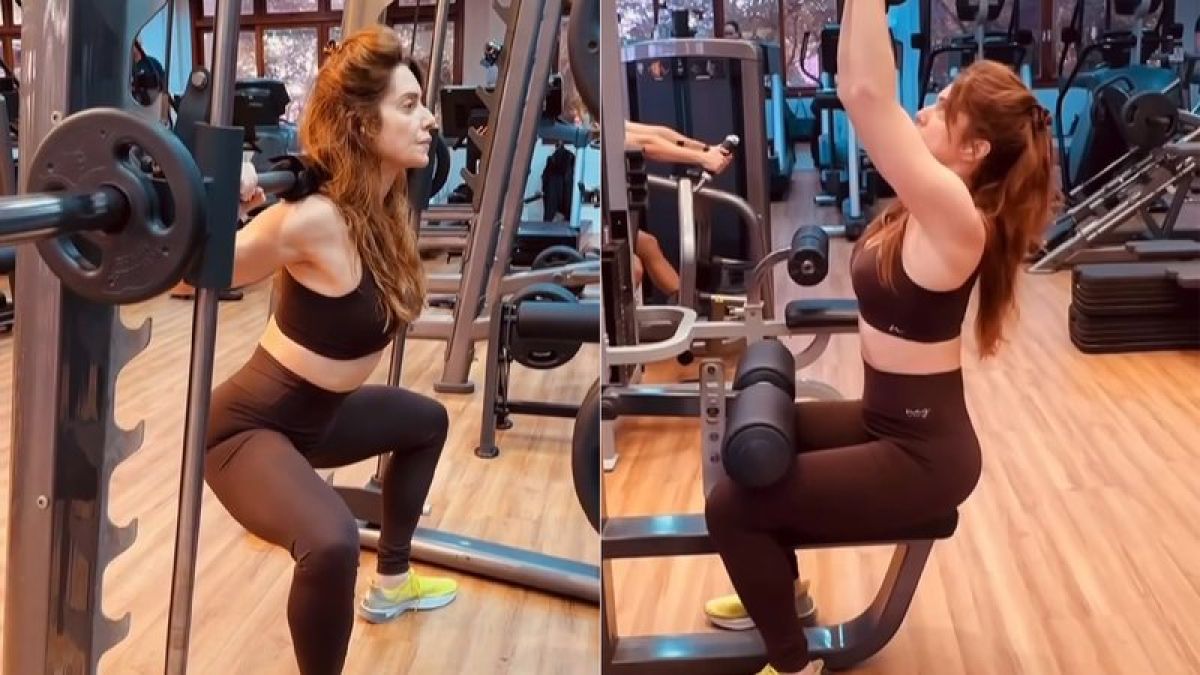 Atriz mostra treino na academia e aconselha: Não deixem de fazer