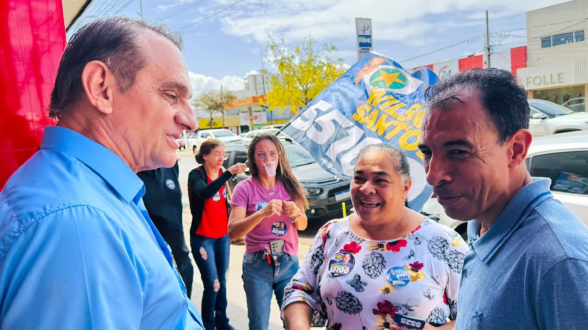Wilson Santos cumpre agenda com centenas de apoiadores em Tangará da Serra | Rdnews