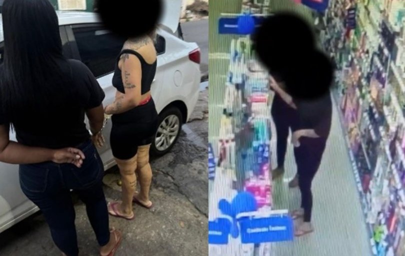 Cmera flagra mulheres furtando testes de gravidez em farmcia de VG | FOLHAMAX