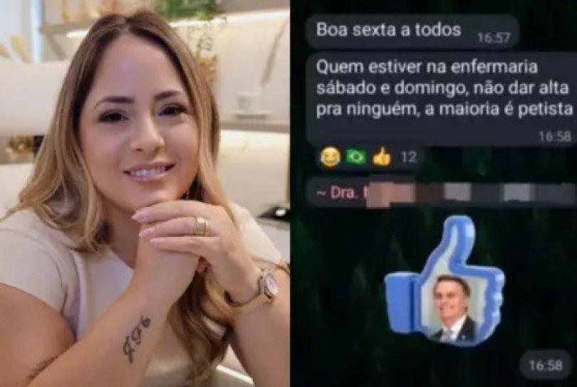 Mdica que pediu para no dar alta a petistas durante eleio afastada | FOLHAMAX