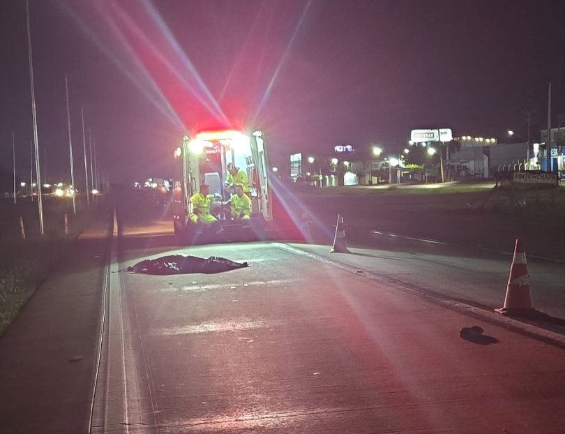 Pedestre morre atropelado em Cuiab; motorista no foi encontrado | FOLHAMAX