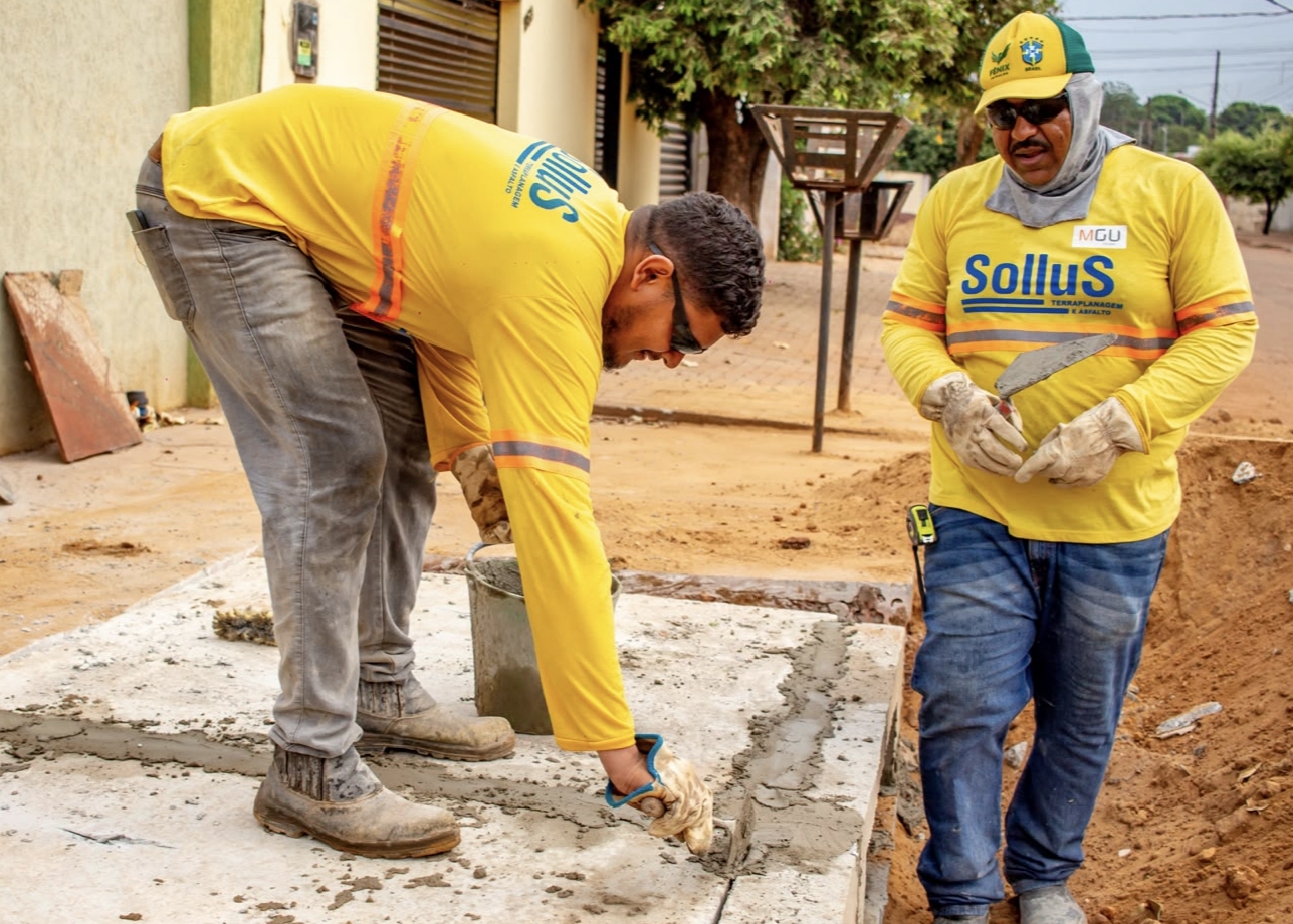 Obras de drenagem avançam com instalações de boca de lobo no Grande Nova Barra