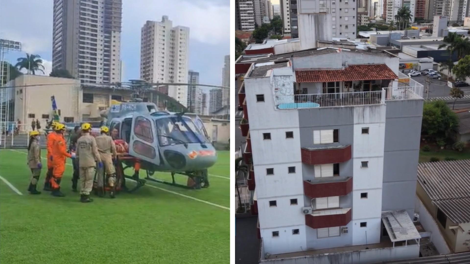 Filho é preso após esfaquear o pai de 72 anos